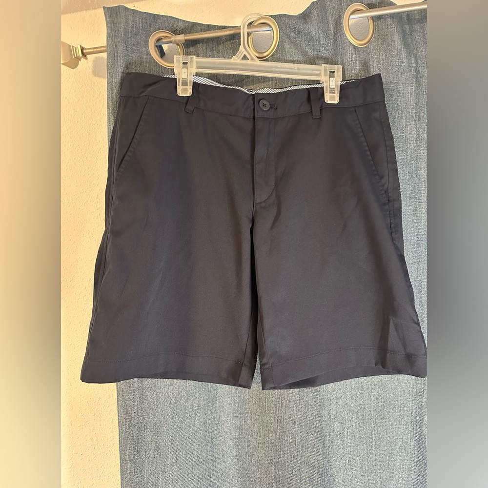 TOMMY HILFIGER Size 14 Boys Blue Zip Fly Pockets Husky Shorts‎